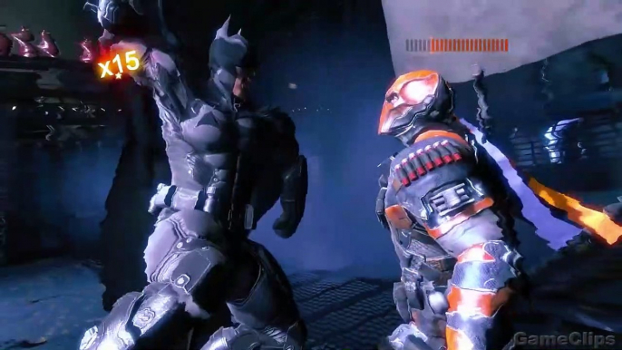 BATMAN Vs DEATHSTROKE Fight Scene Cinematic - Batman Arkham Origins