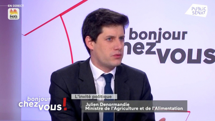 Julien Denormandie : "Il y aura d'autres mesures pour améliorer les conditions des agriculteurs"