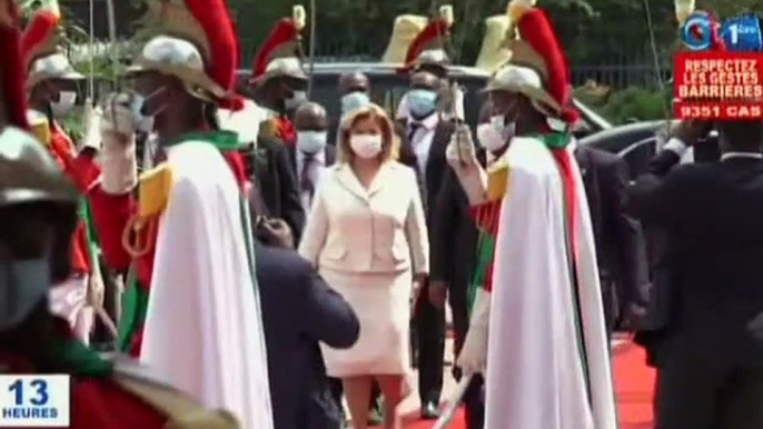 RTG / Le premier Ministre Gabonais prend part à la cérémonie d’investiture du Président de la Cote d’Ivoire, Alassane OUATTARA