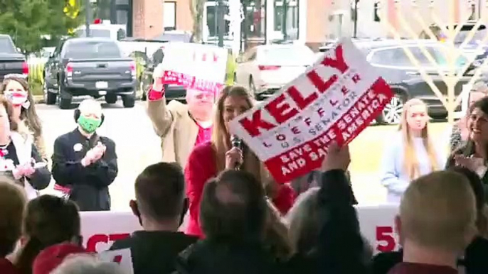 Sen. Kelly Loeffler slams Democrats at 2020 runoff campaign event