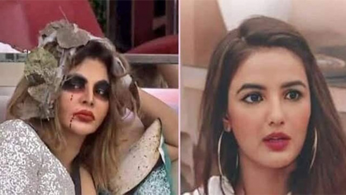 Bigg Boss 14: Rakhi Sawant की नाक टूटते ही पति ने लगाई Jasmin Bhasin की लताड़ | FilmiBeat