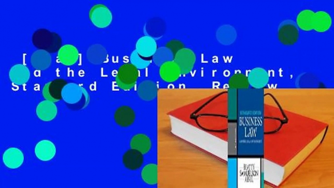 [Read] Business Law and the Legal Environment, Standard Edition  Review