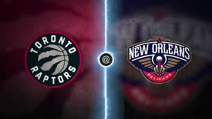 Pelicans hold on late for victory over Raptors