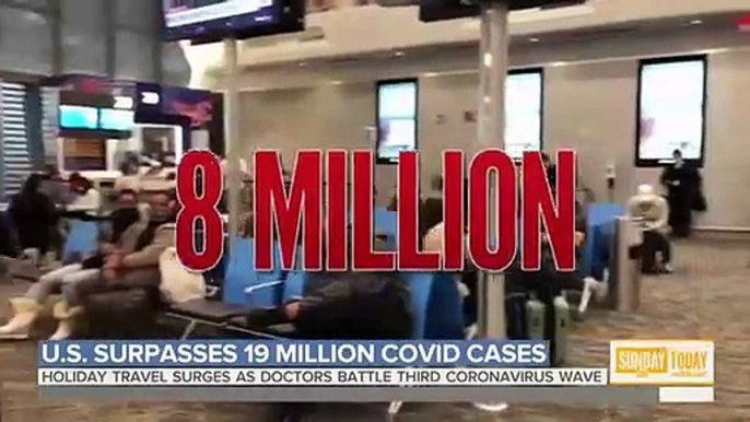 US Surpasses 19 Million COVID-19 Cases Amid Fears Of Holiday Surge Sunday TODAY