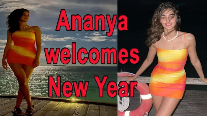 Ananya Panday shares stunning photos as she welcomes New Year in Maldives