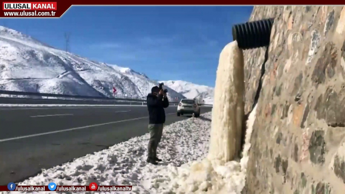 Van’da sıcaklık eksi 30 dereceyi gördü