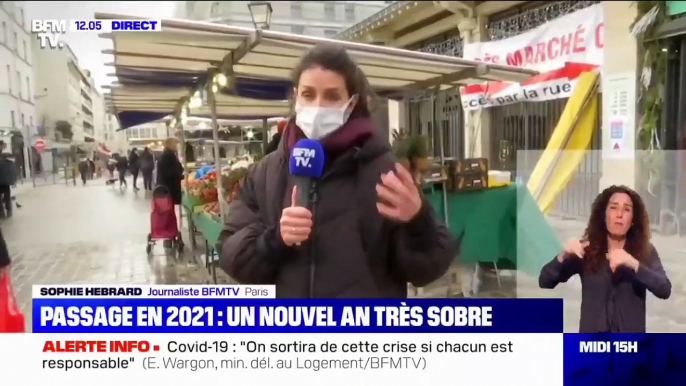 Cette  journaliste BFM TV ne s'attendait pas à cette réponse en interrogeant un passant sur le Réveillon !