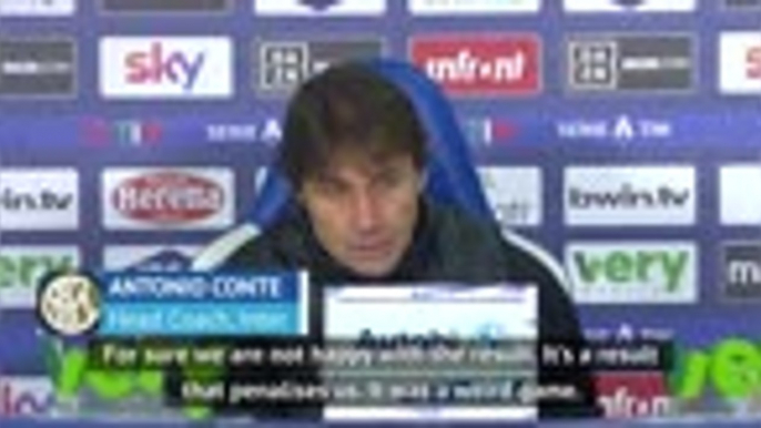 Antonio Conte rues missed chances as Inter suffer setback