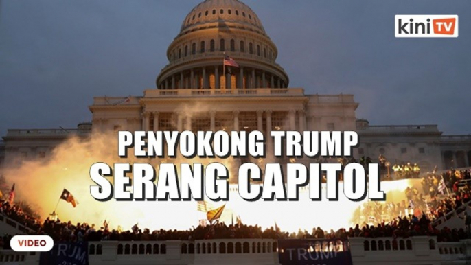 Penyokong Trump serang Capitol, perwakilan lari selamatkan diri