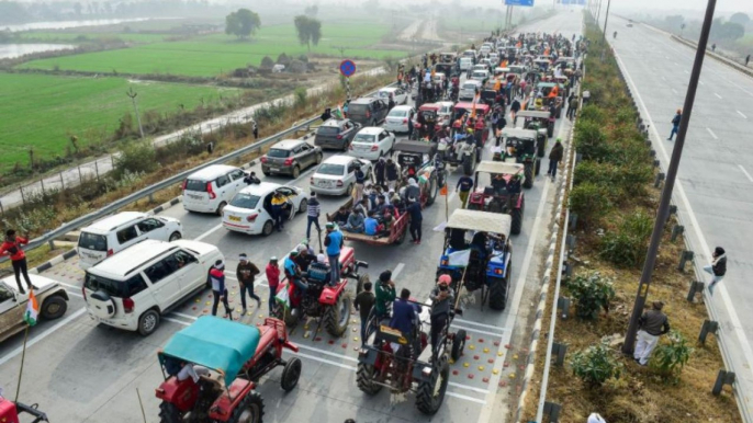 Tractor Rally: A show of strength by protesting Farmers