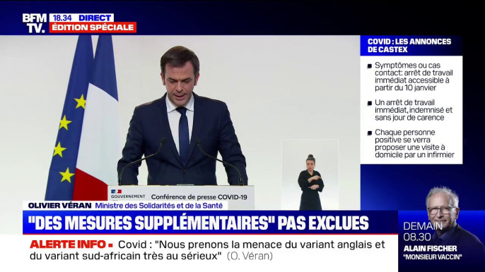 Olivier Véran: "Nous ouvrons la vaccinations aux personnes handicapées qui vivent en établissements spécialisés"