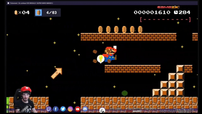 Coffee Gaming tente Super Mario Bros II 1.1 et 1.2