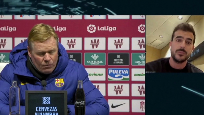 Football - Liga - Ronald Koeman press conference after Grenada 0-4 FC Barcelona