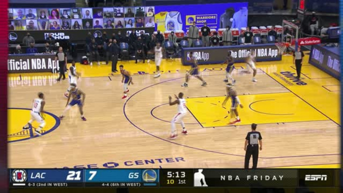 Red hot Curry clips LA's sails in Warriors win