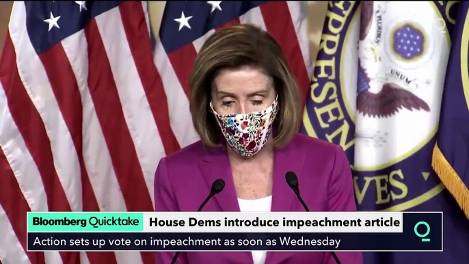 Impeachment - House Democrats Charge Trump With Incitement of Insurrection