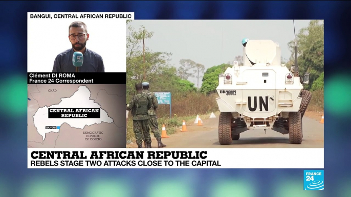 Rebels stage two attacks close to Central African Republic capital Bangui