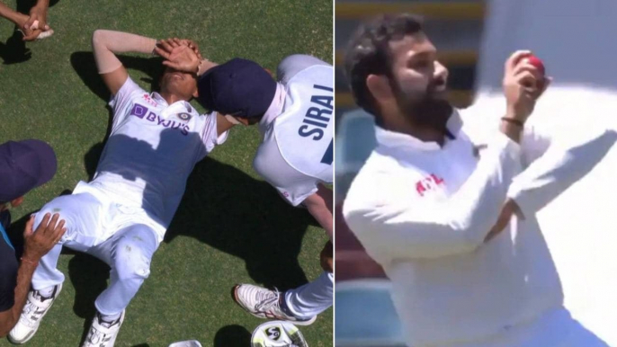 Ind vs Aus 4th Test: Rohit Sharma Bowls Medium Pace After Navdeep Saini Leaves Field Injured