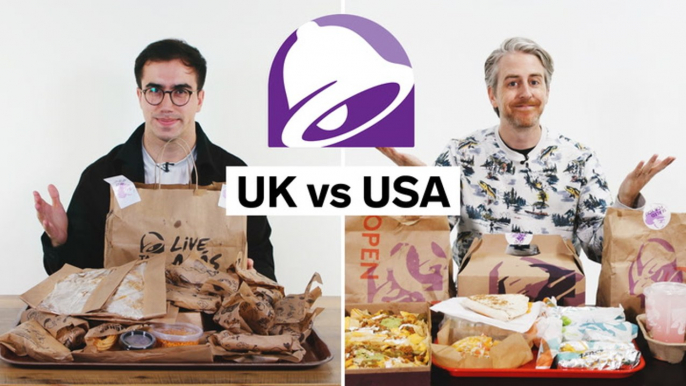 Every difference between UK and US Taco Bell including portion sizes, calories, and exclusive items