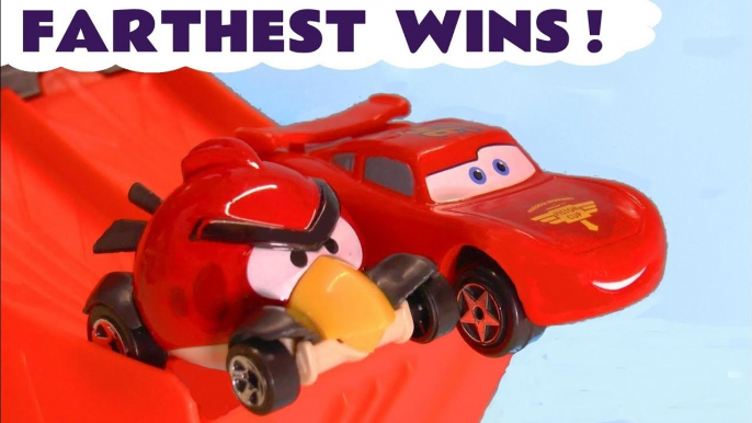 Hot Wheels Farthest Wins Full Episodes of the Funny Funlings Races with Disney Pixar Cars Lightning McQueen versus DC Comics Batman and the Joker in these Family Friendly Toy Story Videos for Kids from Kid Friendly Family Channel Toy Trains 4U