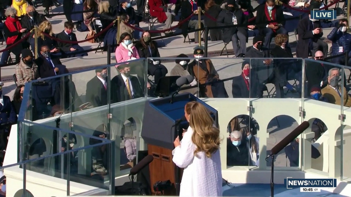 Jennifer Lopez  Performs  This Land is Your Land America The Beautiful_@ Joe Biden Inauguration