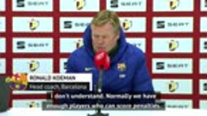 Koeman bemoans Barca penalty misses in Copa win