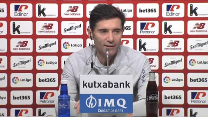 Marcelino: "Siempre tenemos que tener ambición"