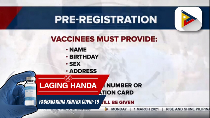 Laging Handa | Step by step process ng pagbabakuna kontra COVID-19, alamin