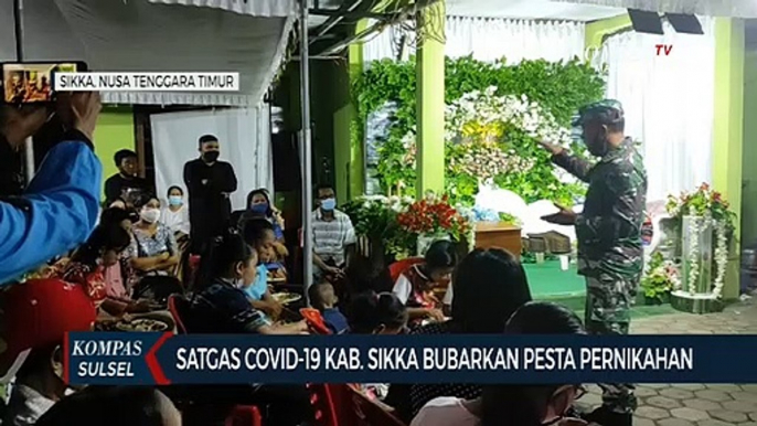 Satgas Covid 19 Kab Sikka, Bubarkan Pesta Pernikahan