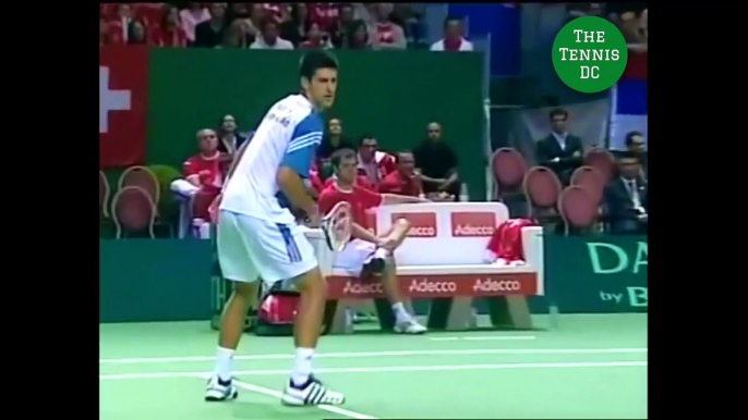 Roger Federer v. Novak Djokovic | 2006 Davis Cup R1 Highlights