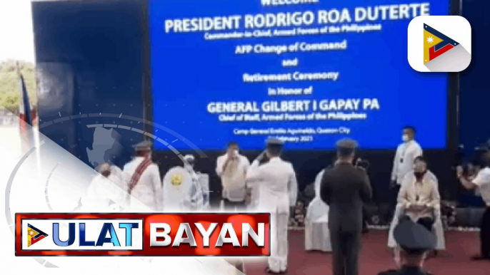 LT. Gen. Cirilito Sobejana, opisyal nang uupo bilang bagong AFP chief; Pangulong #Duterte, pinangunahan ang change of command ceremony sa Camp Aguinaldo