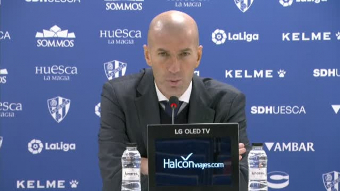 Zidane: "Era muy importante sumar hoy. Es una buena victoria para nosotros"