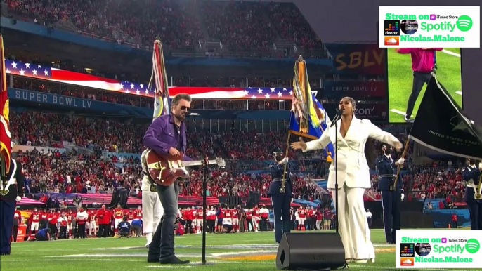 SUPER BOWL: LV NATIONAL ANTHEM