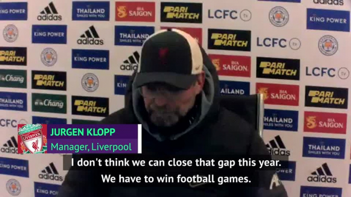 Klopp concedes league title after Leicester defeat