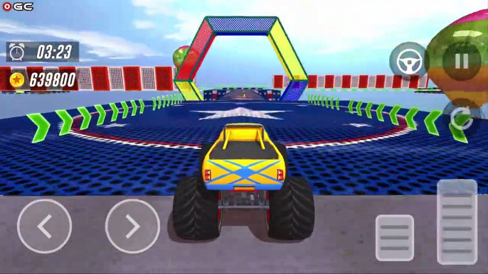 Mega Ramp Stunts Car Games New Car Stunts Games - Impossible Car GT Racing Android GamePlay #4