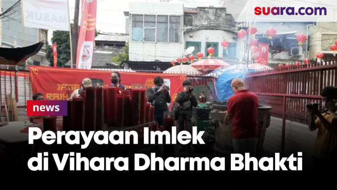 Perayaan Imlek di Vihara Dharma Bhakti Terapkan Protokol Kesehatan Ketat