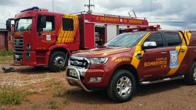 Ação do Corpo de Bombeiros impede incêndio de grandes proporções em distribuidora de gás às margens da PRc-467