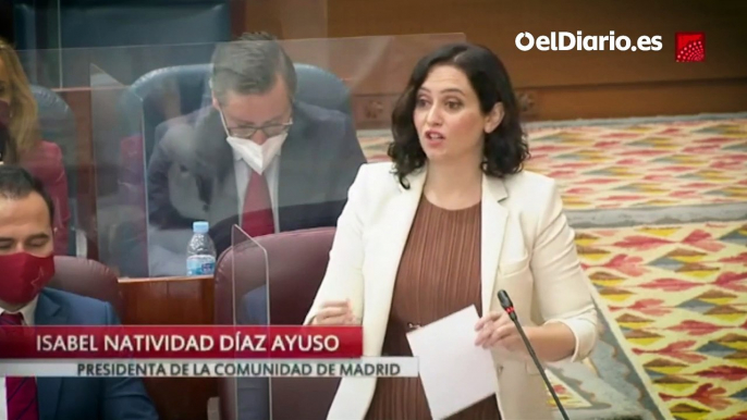 Ayuso: “El vago de Errejón ha llegado hasta aquí para decirnos que hay que trabajar hasta cuatro días"