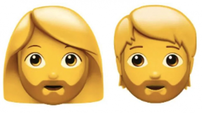 Femme à barbe, couple Homme-homme et femme-femme, Apple sort ses nouveaux EMOJI pour être plus "inclusif"