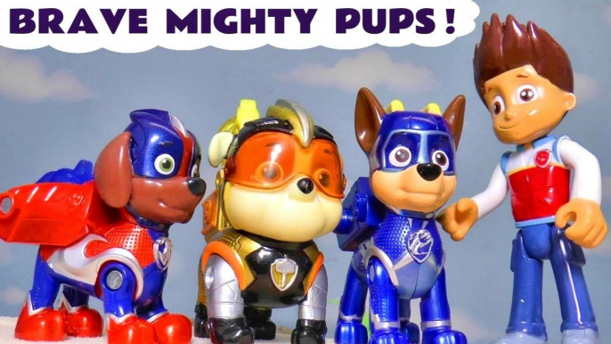 Brave Paw Patrol Mighty Pups Super Paws with Thomas and Friends Prank and the Joker from DC Comics in this Fun Family Friendly Full Episode English Toy Story for Kids from Toy Trains 4U