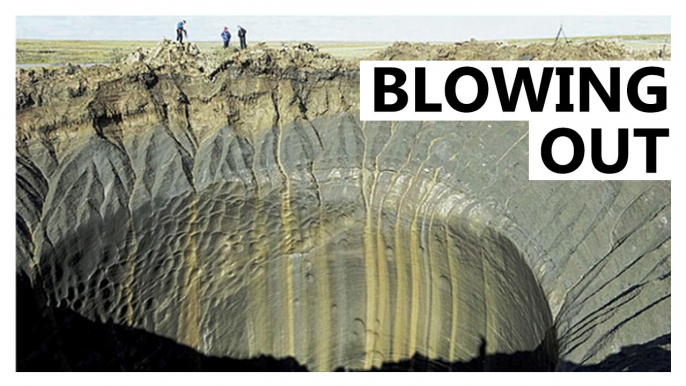 Methane Gas Blowing Massive Holes Through Earth's Crust