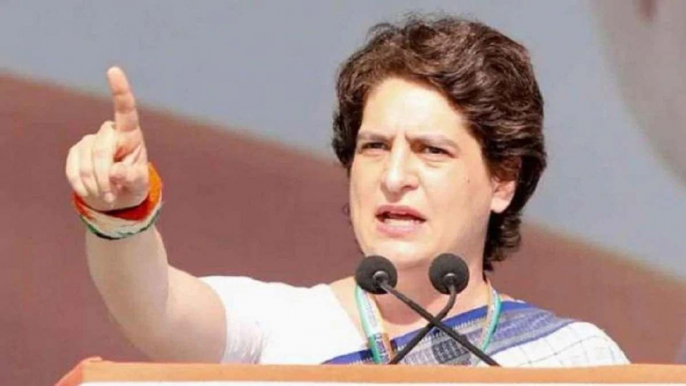 Priyanka Gandhi attacks PM Modi in Kisan Mahapanchayat