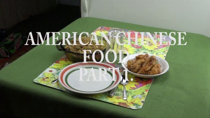 Meals 41 #17  "American Chinese Food Part I.   Chicken Fried Rice,  Chicken Fingers,  Jumbo Fried Shrimp."