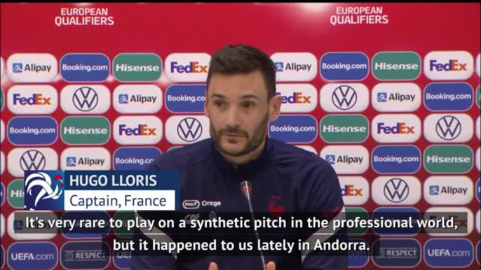 Lloris expects synthetic pitch to play a part against Kazakhstan