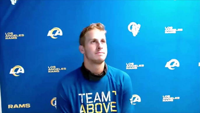 Jared Goff discusses Ron Rivera's comments