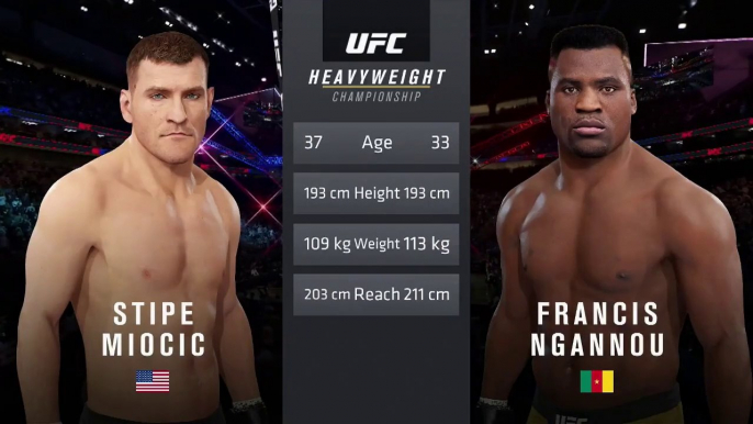 Francis Ngannou  VS Stipe Miocic UFC 260