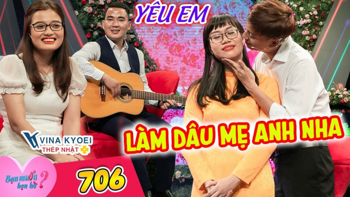 Bạn Muốn Hẹn Hò 706 I Thanh niên QUẤN QUÍT ÔM CHẶT bạn gái, ông mai bà mối BẤM NÚT DÙM, MẸ KHÓC NGẤT