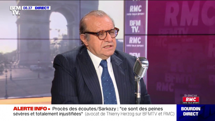 "Oui", Me Thierry Herzog défendra Nicolas Sarkozy lors du procès de l'affaire Bygmalion, affirme son avocat Hervé Témime