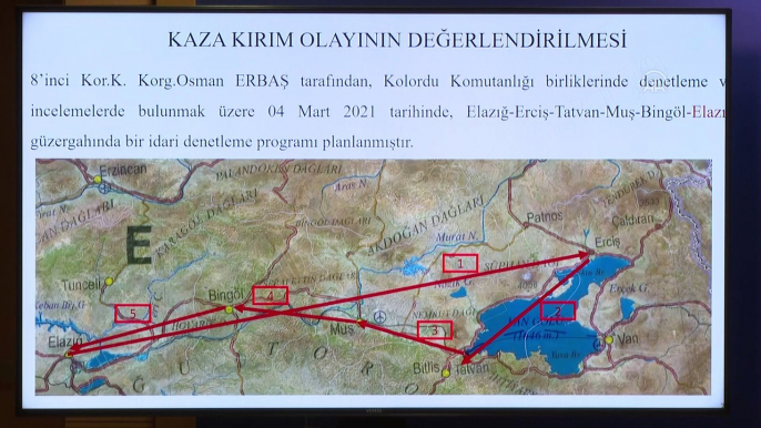 ANKARA - MSB: (Bitlis'te askeri helikopterin kaza kırıma uğraması) Kara Kuvvetleri Kaza-Kırım ekibi olay yerindeki çalışmalarını tamamladı