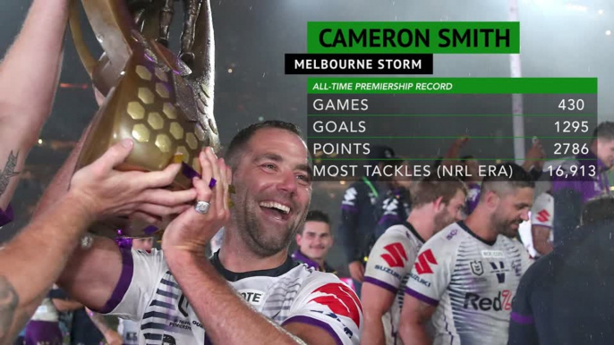 NRL great Cameron Smith retires from rugby league