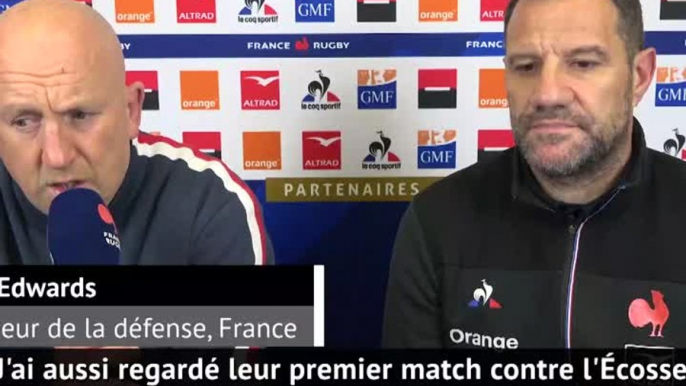 XV de France - Edwards analyse le jeu anglais